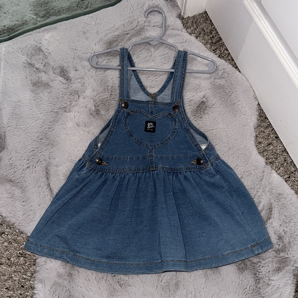 Denim jumper dress